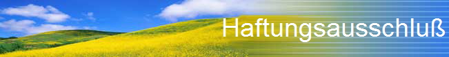 Haftungsausschlu�